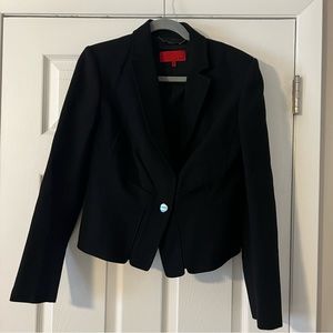 Les Copains Sz EU 44 Women’s Black Blazer with Metallic Buttons